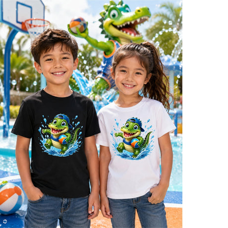 Crocodile Sports Splash – Kids’ T-Shirt
