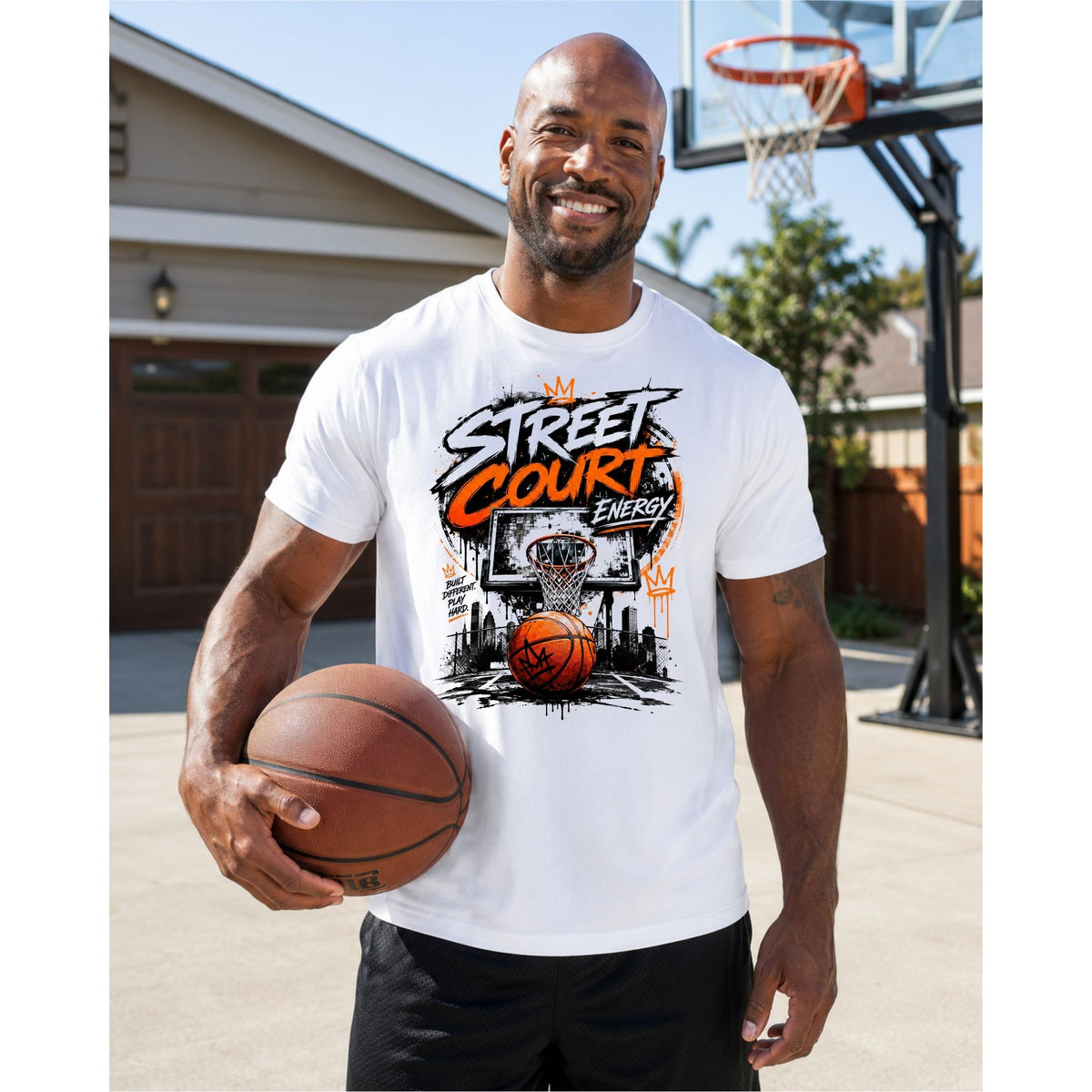 Street Court Energy Basketball T-Shirt