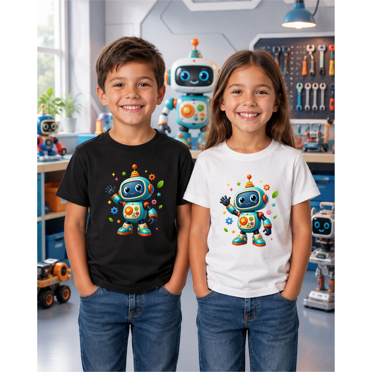 Robot Buddy – Kids’ T-Shirt