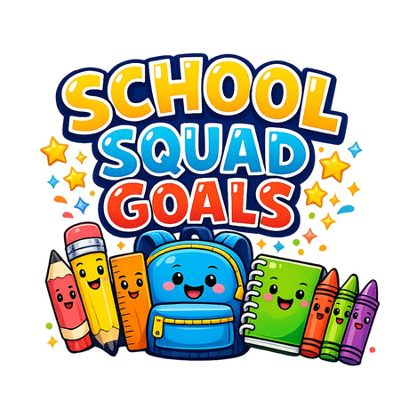 تيشيرت أطفال بتصميم School Squad Goals