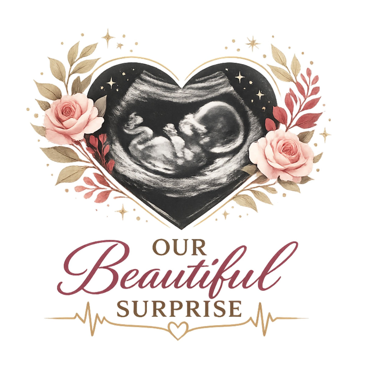 تيشيرت Our Beautiful Surprise Ultrasound