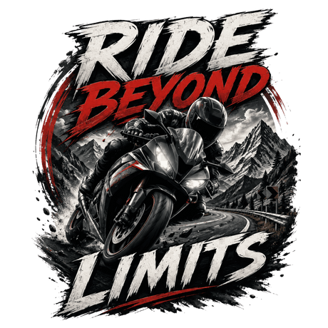 Ride Beyond Limits Biker T-Shirt