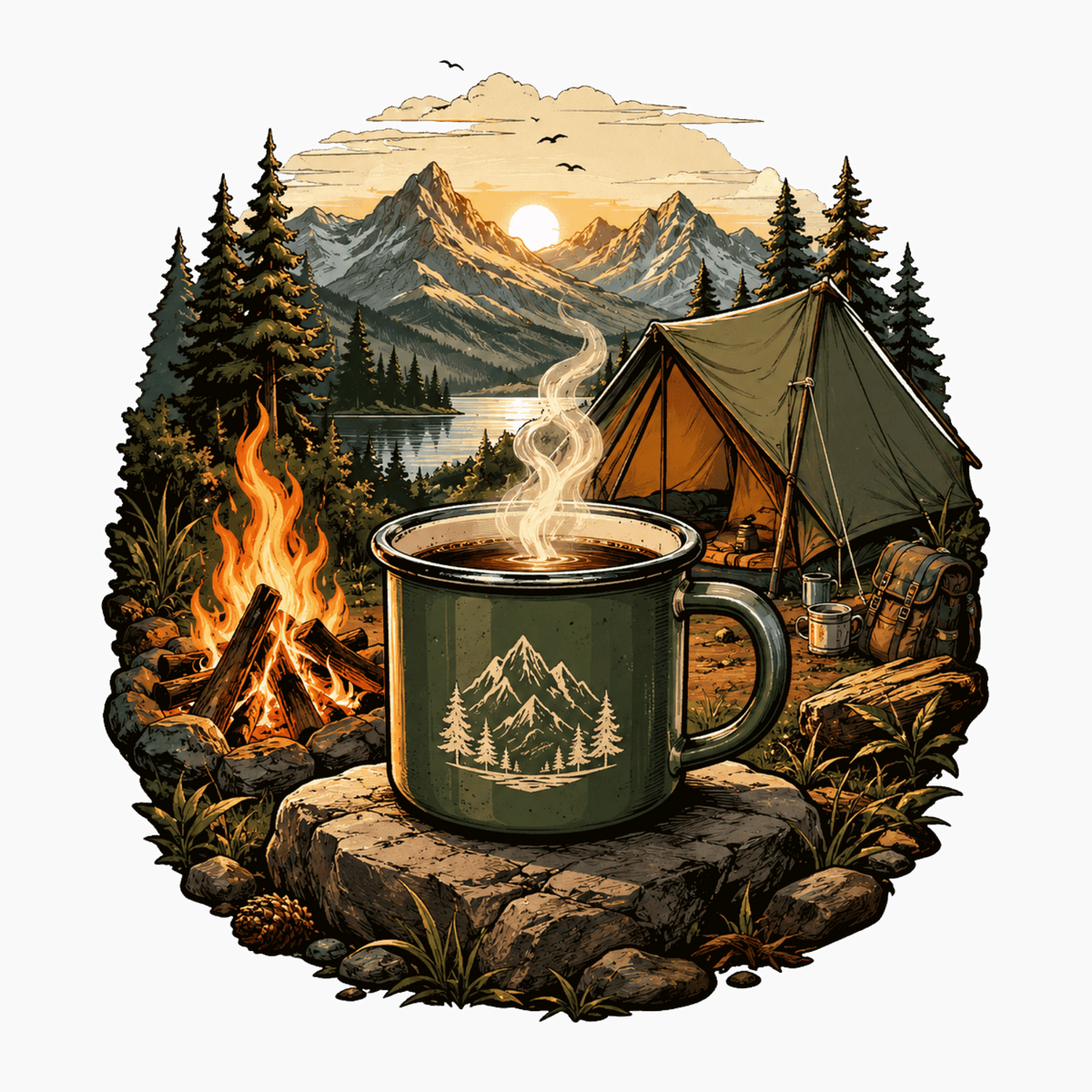 Cozy Mountain Camp T-Shirt