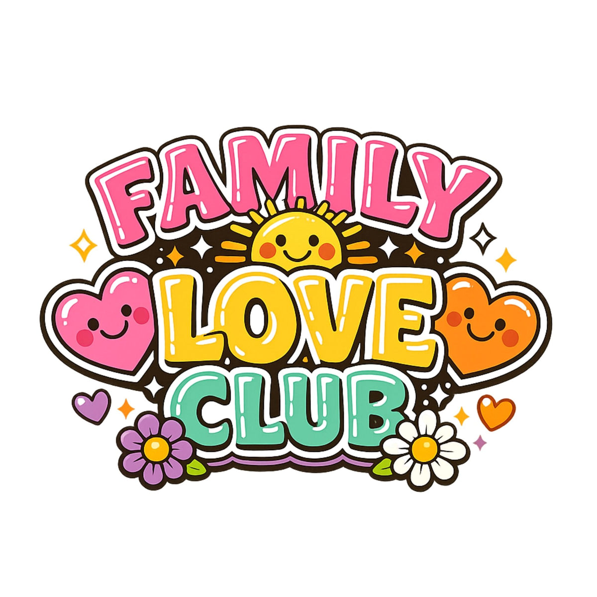تيشيرت أطفال بتصميم عائلة حب Club