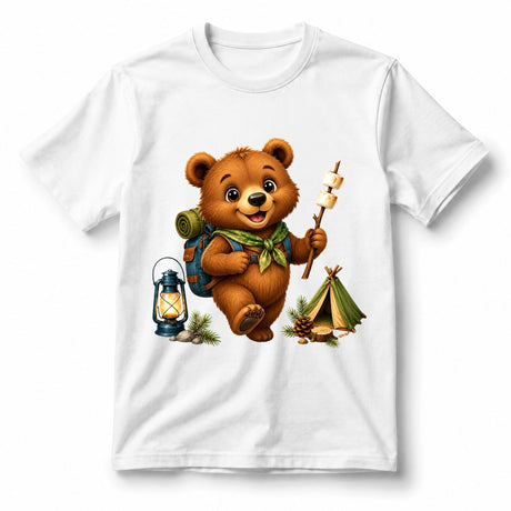 Bear Camper Buddy – Kids’ T-Shirt