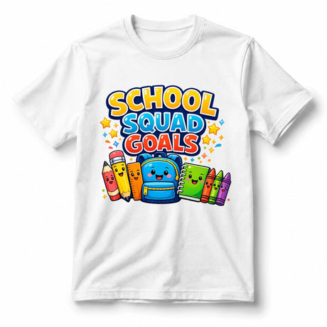 تيشيرت أطفال بتصميم School Squad Goals