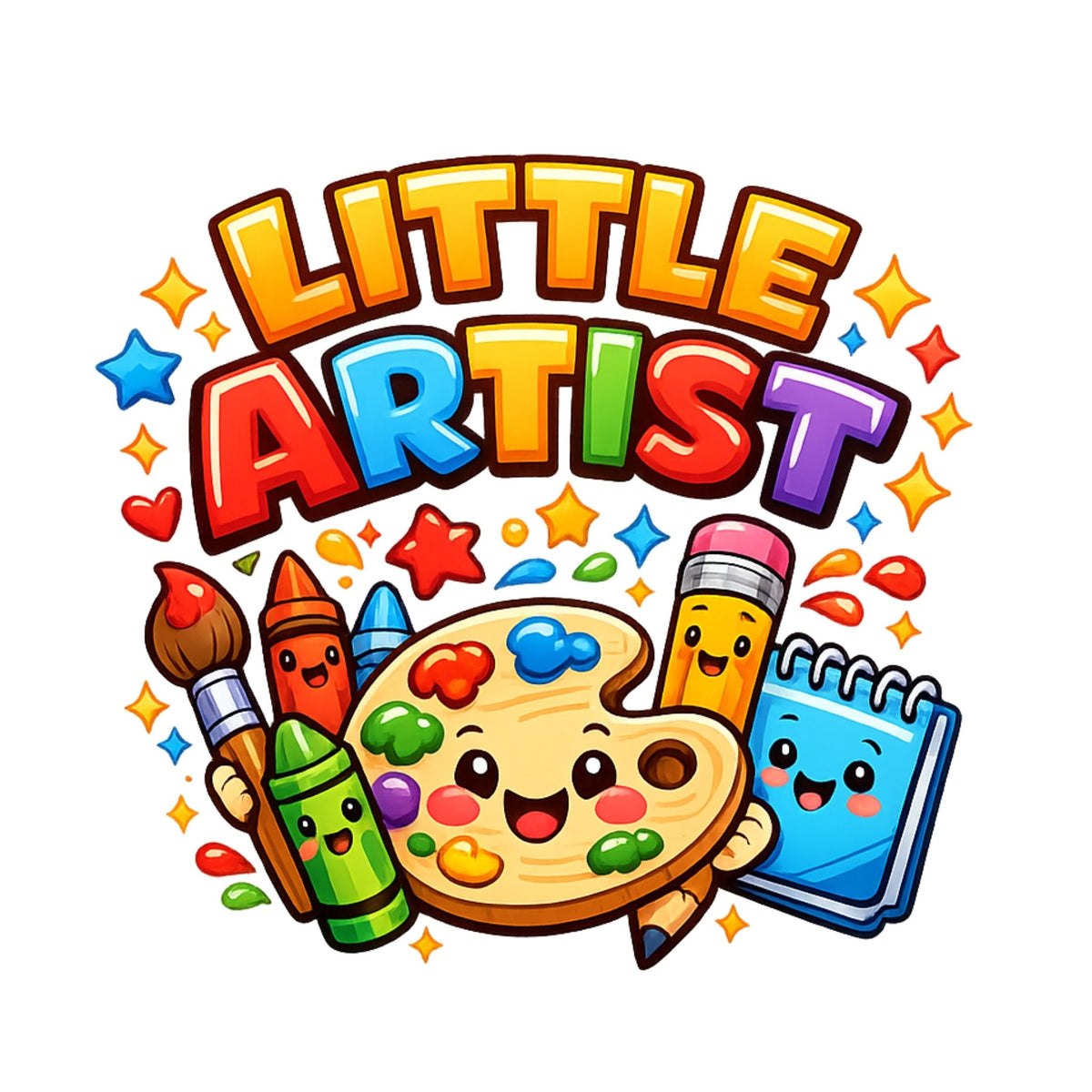 تيشيرت أطفال بتصميم Little Artist