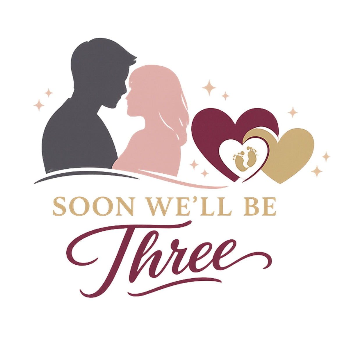 Soon We’ll Be Three – T-Shirt