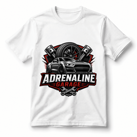 Adrenaline Garage Car T-Shirt
