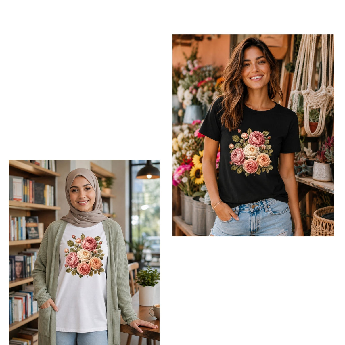 Vintage Rose Garden – Women’s T-Shirt