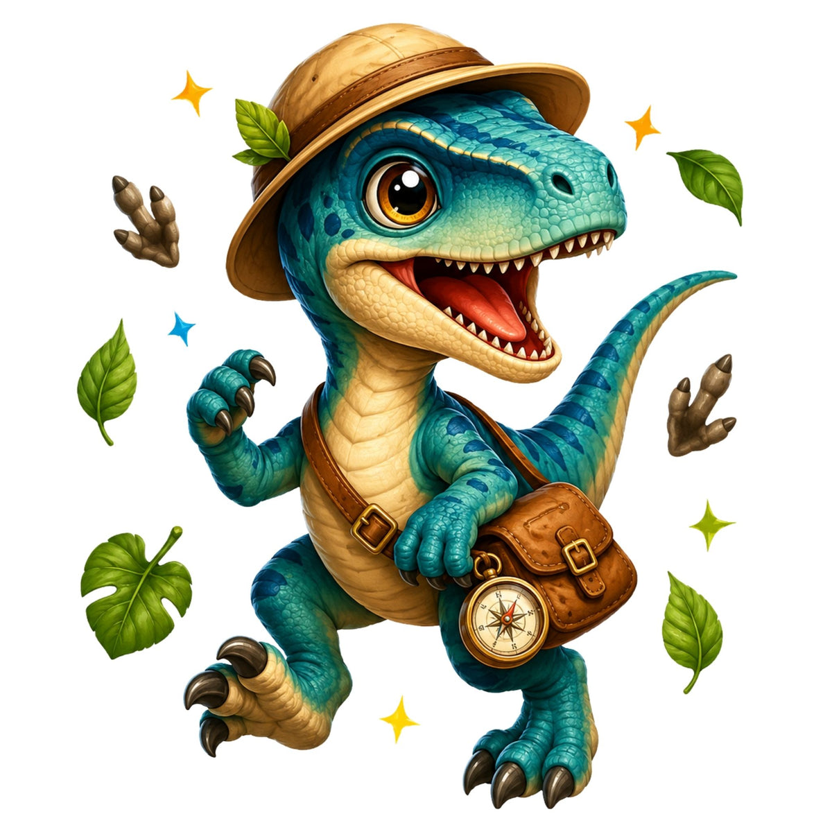 Raptor Adventure Buddy – Kids’ T-Shirt