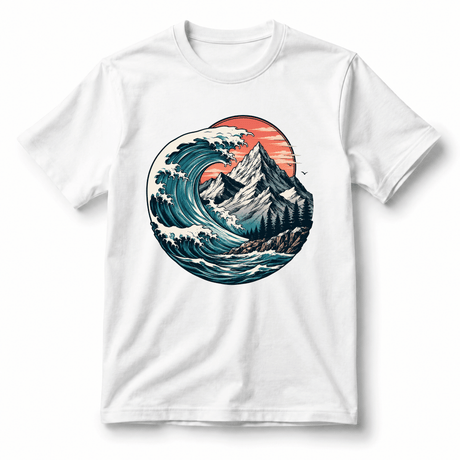 Ocean Wave Mountain Adventure T-Shirt