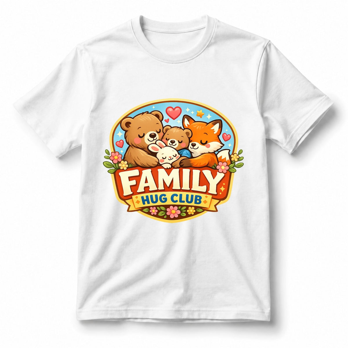 تيشيرت أطفال بتصميم Family Hug Club