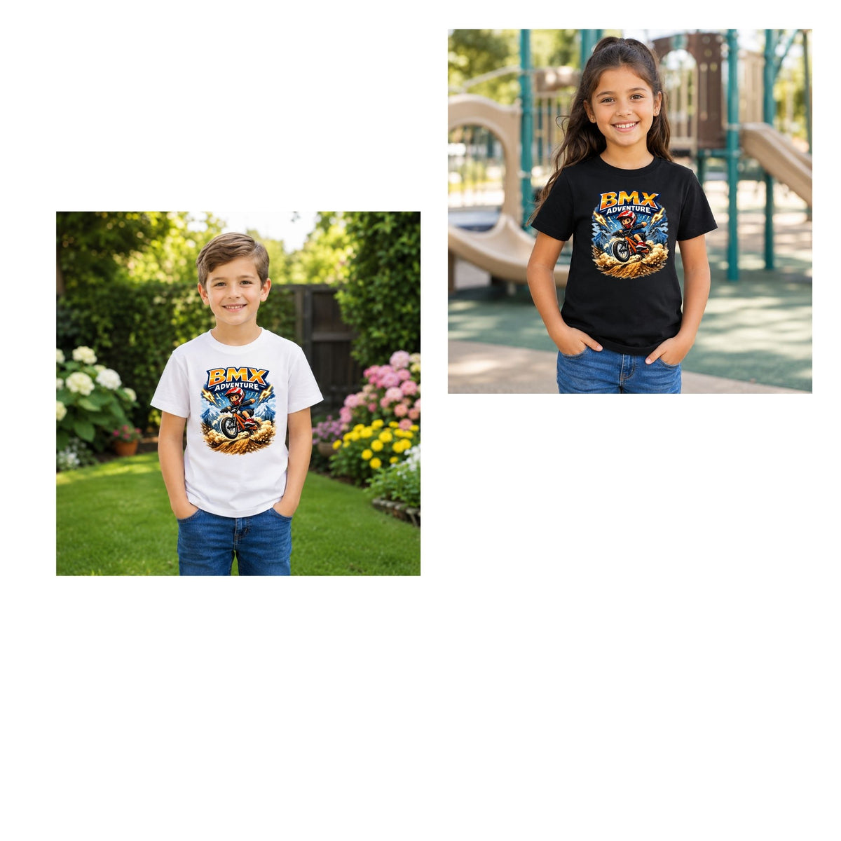 BMX Adventure – Kids’ T-Shirt