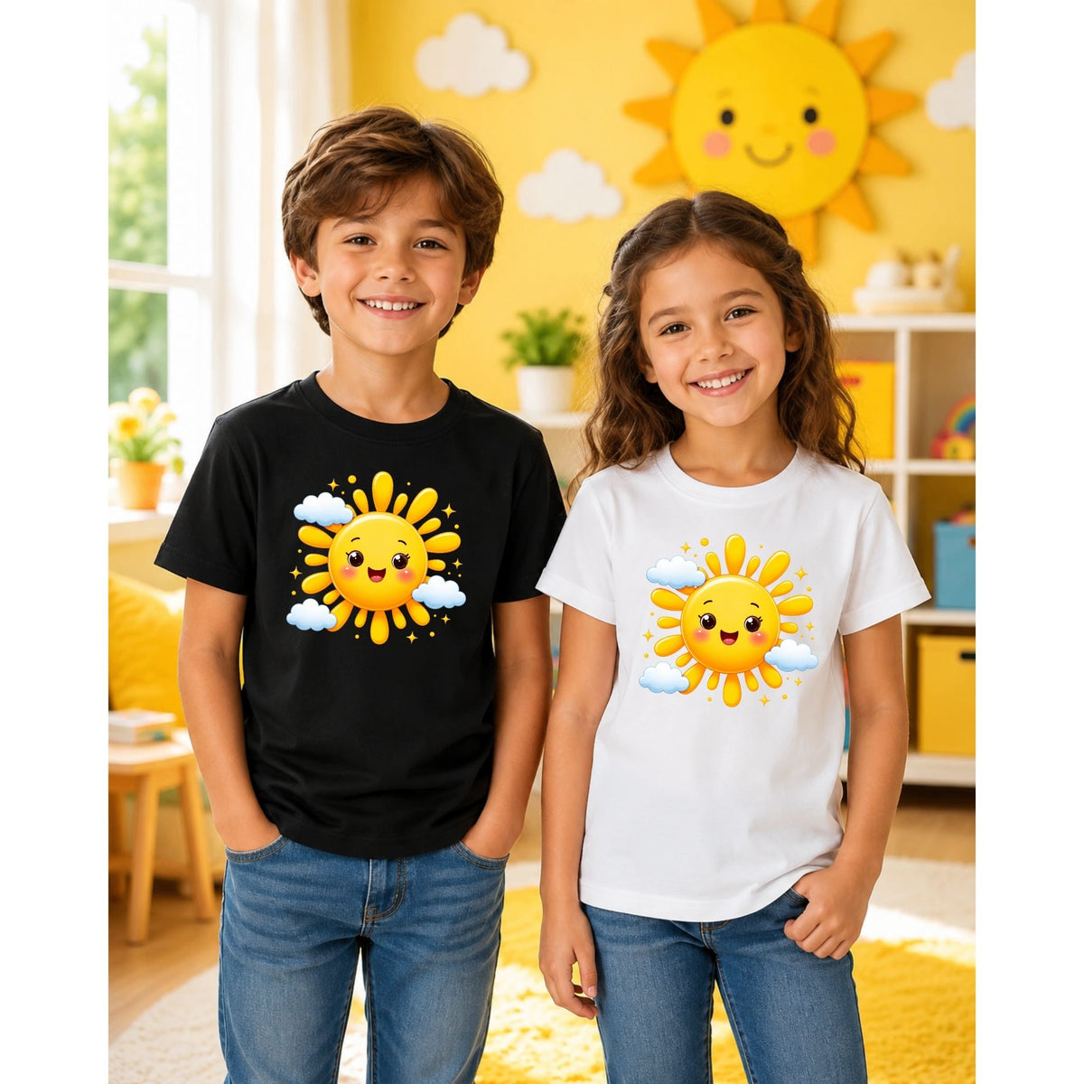 تيشيرت أطفال بتصميم Little Sunshine