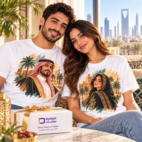 تيشيرت بطل سعودي مخصص | تصميم صورة بالذكاء الاصطناعي