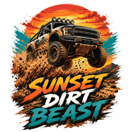 Sunset Dirt Beast Off-Road T-Shirt