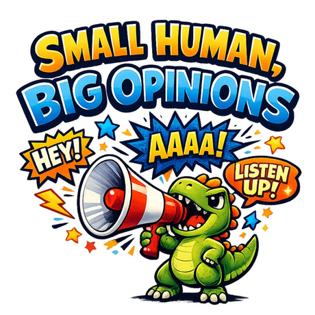 تيشيرت أطفال بتصميم Small Human, Big Opinions
