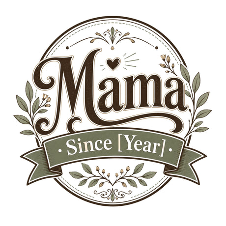 Personalized Mama Since [Year] – Women’s T-Shirt
