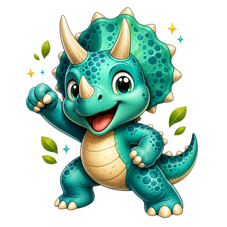 تيشيرت أطفال بتصميم Triceratops Champ