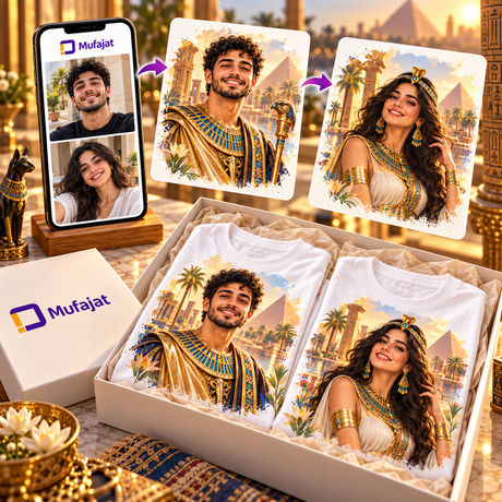 تيشيرت بطل مصري مخصص | تصميم صورة بالذكاء الاصطناعي