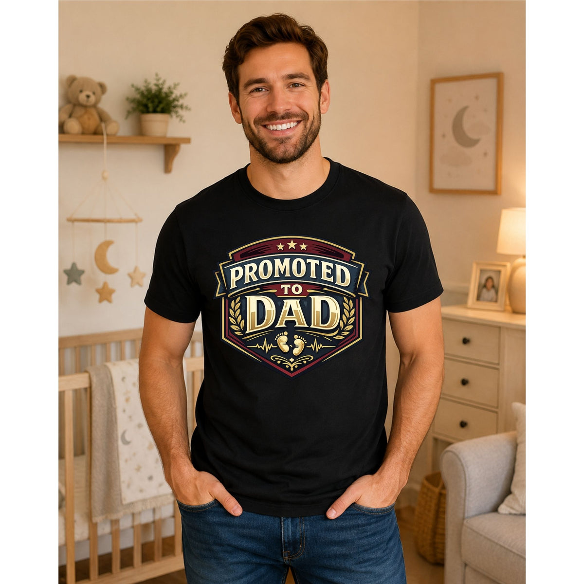 Promoted to Dad – T-Shirt