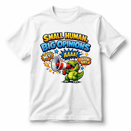 تيشيرت أطفال بتصميم Small Human, Big Opinions