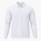 Adults’ Basic Long-Sleeve Polo T-Shirt