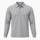 Adults’ Basic Long-Sleeve Polo T-Shirt