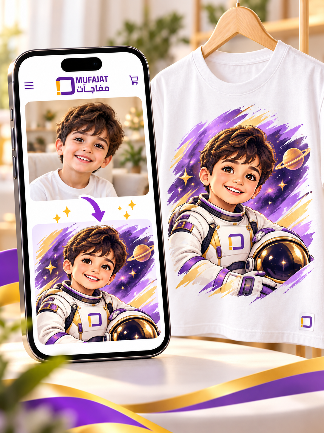 Dream Job Hero – AI Photo T-Shirt