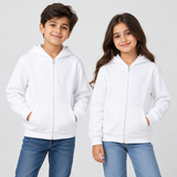Kids’ Basic Zip-Up Hoodie