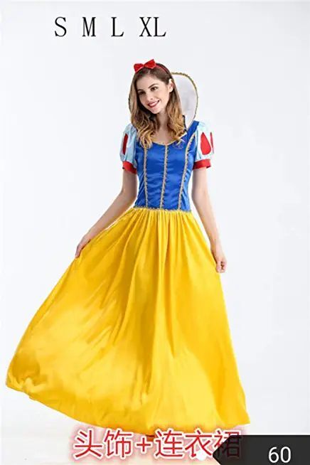 Halloween Deluxe Princess Snow White Costume Adult Women Classic